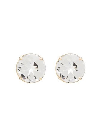 Miu Miu large round crystal stud earrings £260 - Shop Online. Same Day Delivery in London