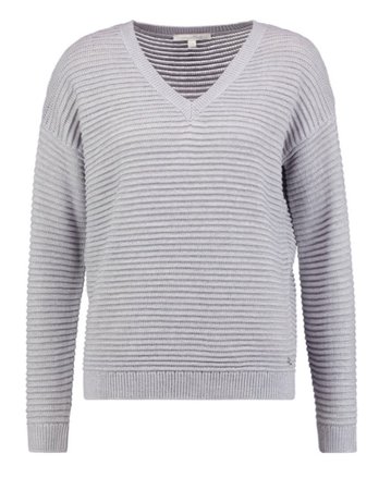 grey v sweater