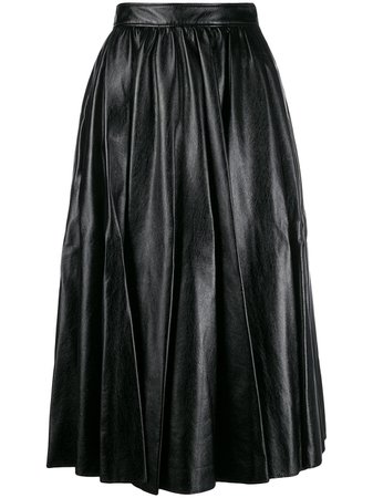 MSGM mid-length pleated skirt $540 - Buy Online - Mobile Friendly, Fast Delivery, Price
