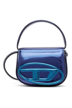 diesel blue metallic bag
