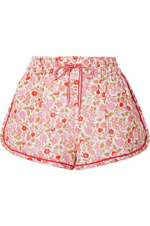 Zimmermann | Goldie floral-print linen and cotton-blend shorts | NET-A-PORTER.COM
