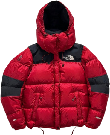 the north face jacket red