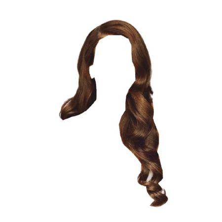 long brown hair vintage curled