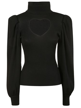 MSGM Heart Cut-out Sweater