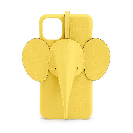Elephant Cover For Iphone 11 Pro Max Yellow - LOEWE