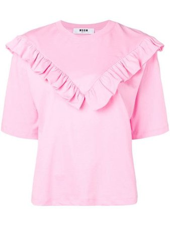 MSGM bib T-shirt $115 - Buy SS19 Online - Fast Global Delivery, Price
