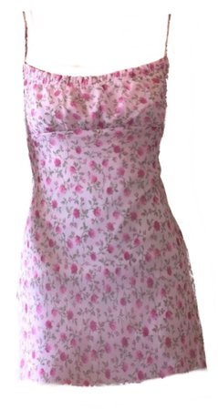 pink floral dress