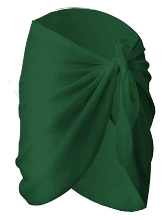 green cover up skirt