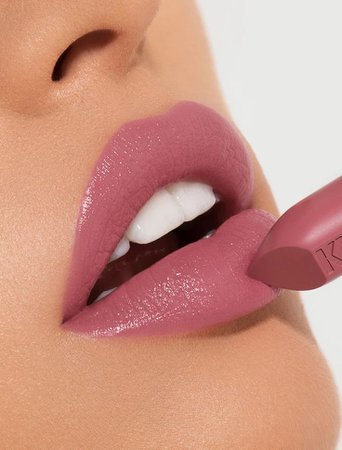 soft pink lipstick
