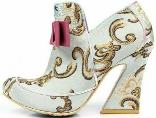 Irregular Choice 'Lovingly Gazing' (A) Mint Floral High Heel Shoes | eBay
