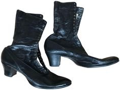 Ladies Our "queen" Lace From Catalogue Boots / Booties, Black