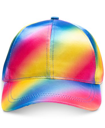 I.N.C. Tie Dye Rainbow Baseball Cap