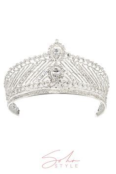 Alydia Crystal Crown Tiara