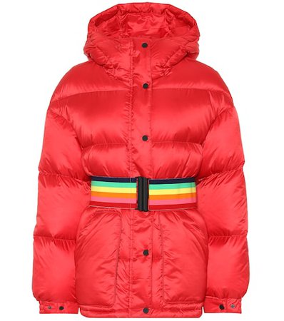 Oversized down ski jacket