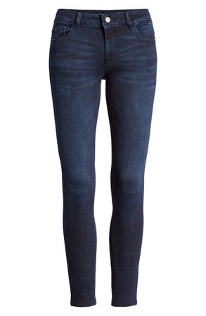 DL1961 Emma Low Rise Ankle Skinny Jeans (Nicholson) | Nordstrom