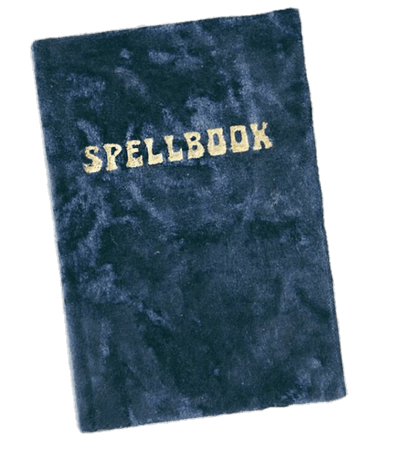 blue wiccan spellbook