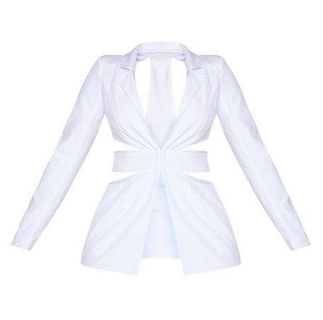 Cut out white jacket
