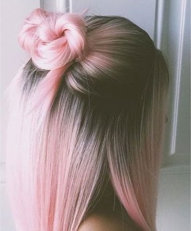 ombré pink hair