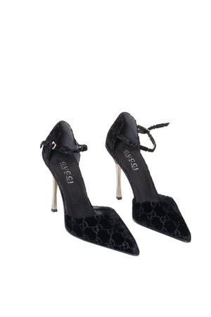 Black GUCCI heels