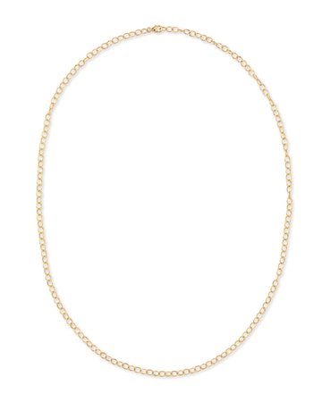 Syna 18k Yellow Gold Oval-Link Chain Necklace