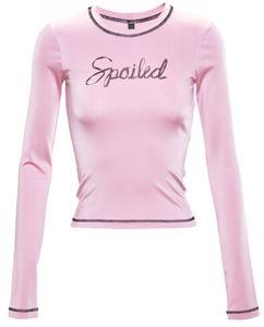 Spoiled pink long sleeve T-shirt – Superteepub