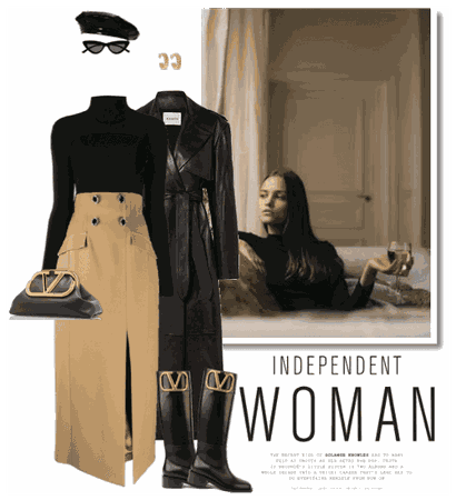cleavage black turtleneck Outfit | ShopLook