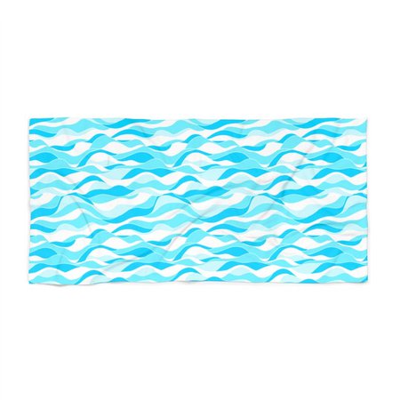 Beach Towel Ocean Waves | Etsy