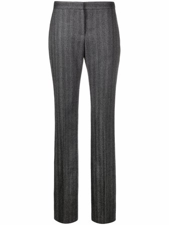 Alexander McQueen Pinstripe tailored-cut Slim Trousers - Farfetch