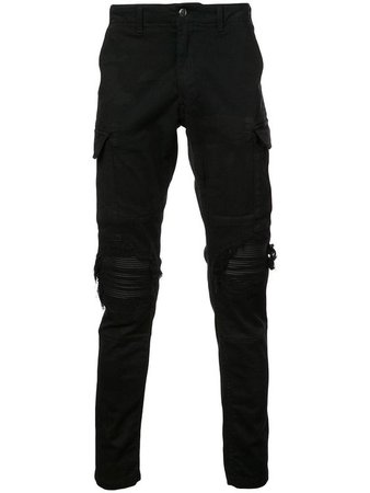 distressed black jeans