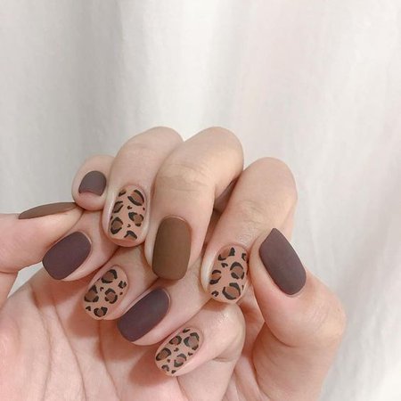 animal print nails
