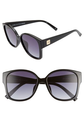 Le Specs Athena 56mm Special Fit Oversized Sunglasses | Nordstrom