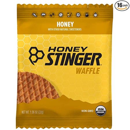 Amazon.com: Honey Stinger Organic Honey Waffle | Energy Stroopwafel for Exercise, Endurance and Performance | Sports Nutrition for Home & Gym, Pre and Post Workout | Box of 16 Waffles, 16.96 Ounce (Pack of 16) : Grocery & Gourmet Food