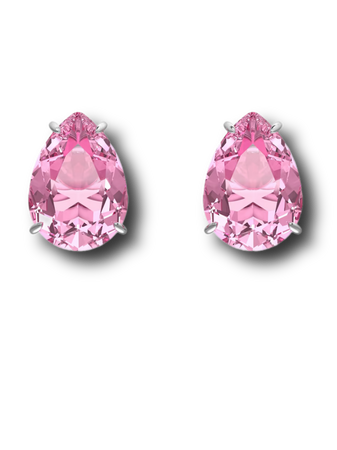 pink jewel earrings jewelry