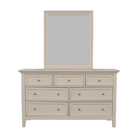 58% OFF - Macy's Macy's Sanibel Dresser with Mirror / Storage