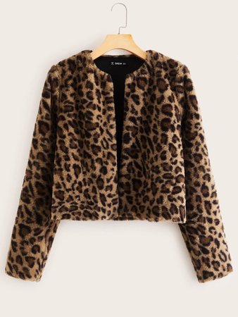 leopard print jacket