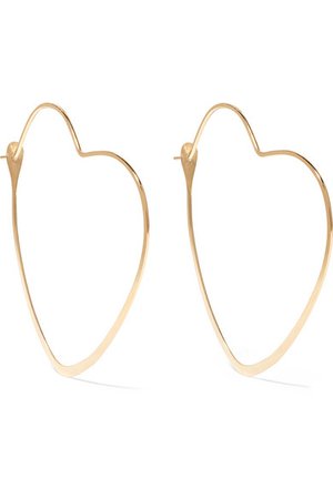 Melissa Joy Manning | 14-karat gold hoop earrings | NET-A-PORTER.COM