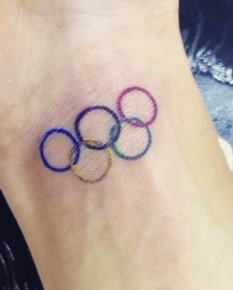 Olympic Ring Tattoo
