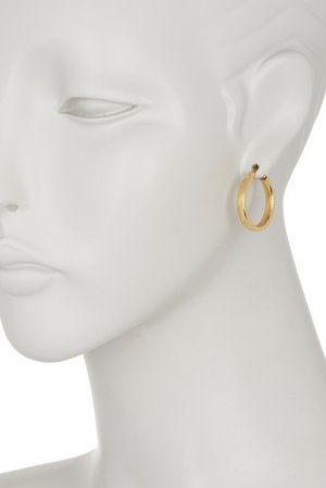 Argento Vivo | 18K Gold Plated Sterling Silver Square 25mm Hoop Earrings | Nordstrom Rack