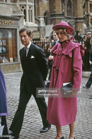 Diana, Princess of Wales , wearing Bellville Sassoon coat, at... News Photo - Getty Images
