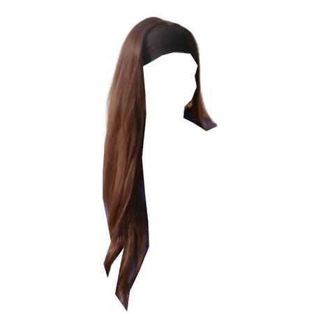 long straight red brown hair black athletic sport headband hairstyle