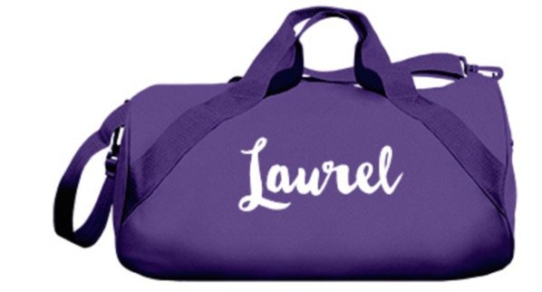 Laurel’s dance bag