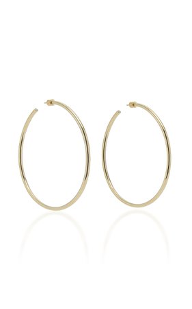 Classic 14k Gold-Plated Hoop Earrings By Jennifer Fisher | Moda Operandi
