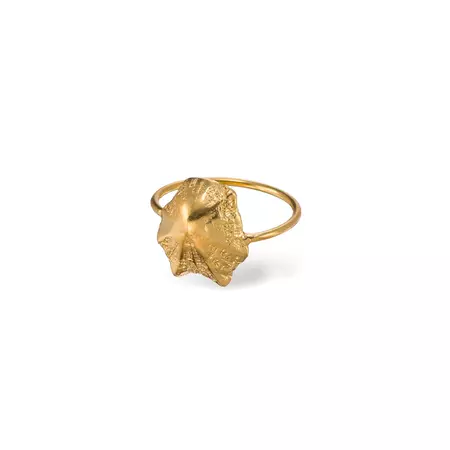 Rock limpet - ring - silver 925 - gold plated – Agapis Jewellery