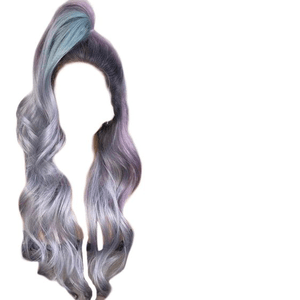 Blue Purple Hair PNG