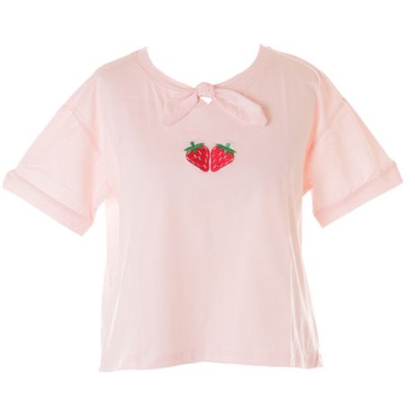 TP-135 Rosa Schleife Strawberry Erdbeer T-Shirt Pastel Goth Sweet Lolita Kawaii | eBay