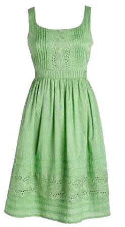 Light green sun summer dress