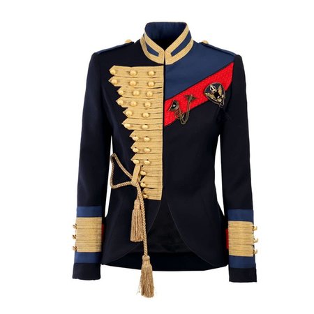 Navy Military Jacket Natalia by The Extreme Collection