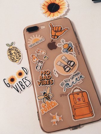 phone case with stickers