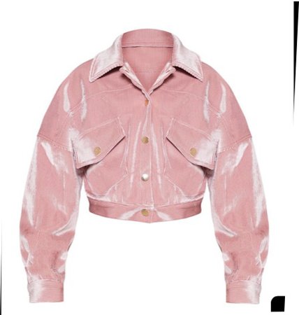 velour pink jacket