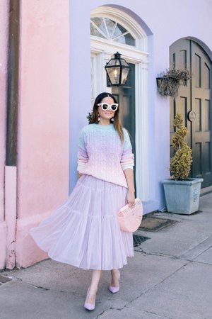 lilac tulle